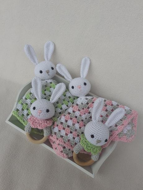 Hackovany mojkacik zajko, žabka, 