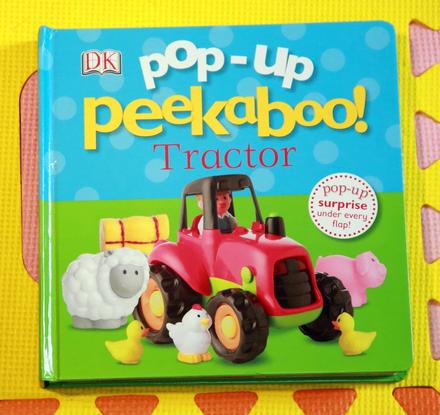Pop up peekaboo tractor leporelo - 3b,