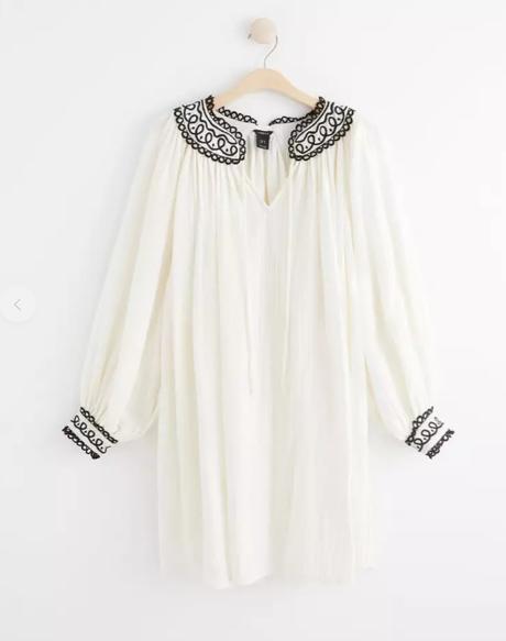 Lindex - šaty s výšivkou, lindex,xs