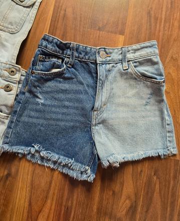 Riflové kratase, denim,134