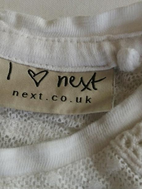 Dievčenské letné biele šatôčky, next, next,68