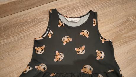 Šaty leopard, h&m,122