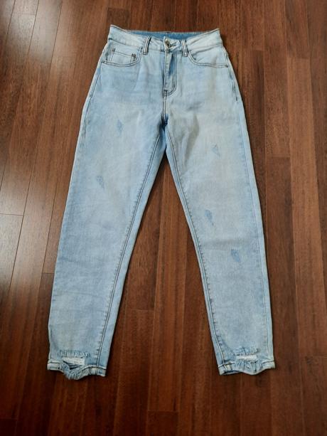 Džínsové modré nohavice, xs