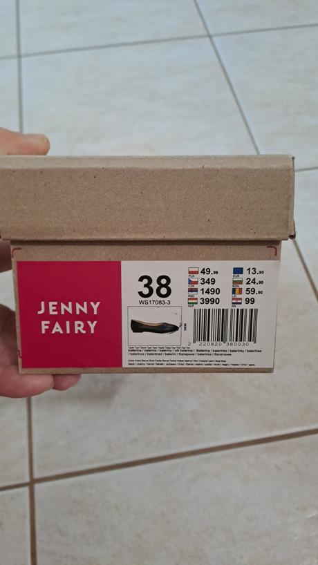 Čierne balerínky veľ.38, deichmann,38