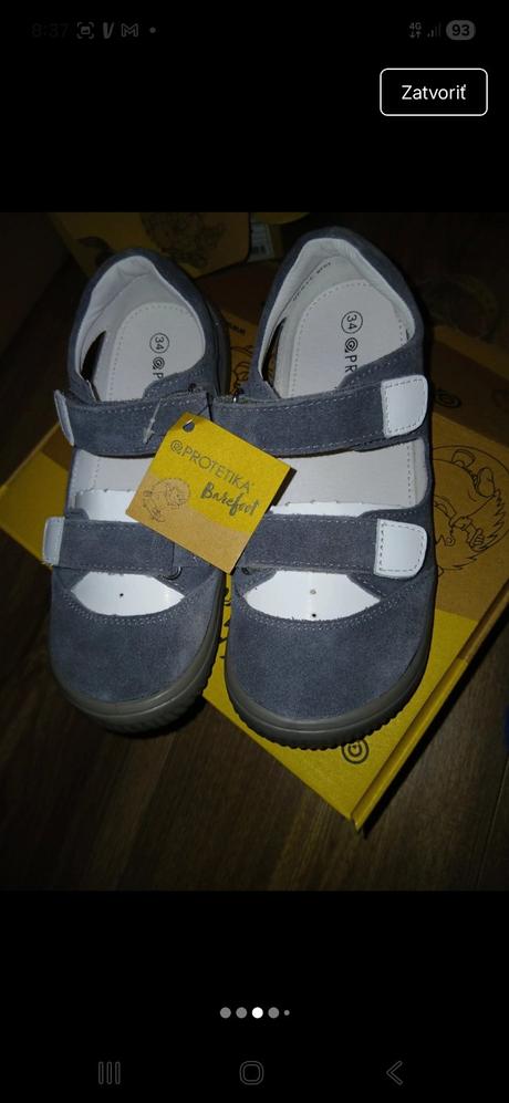 Nové sandále protetika barefoot, protetika,34