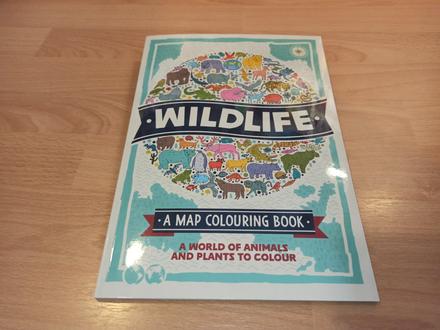 Wildlife - a map colouring book, 