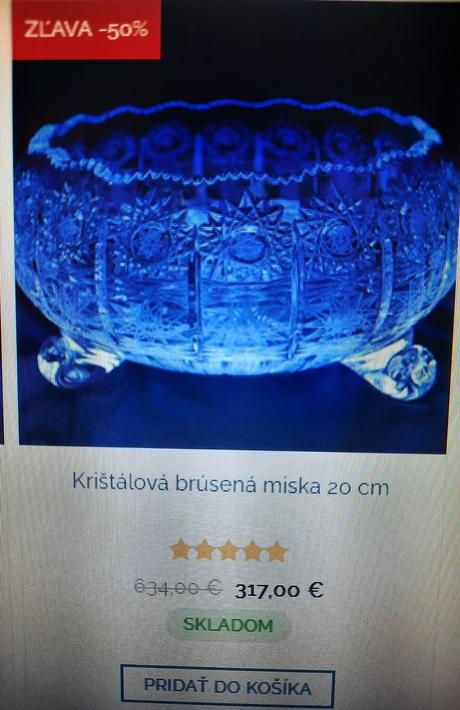 Bohemia crystal, 