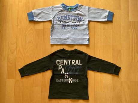 2x mikina benetton na cca 12 mesiacov, benetton,74