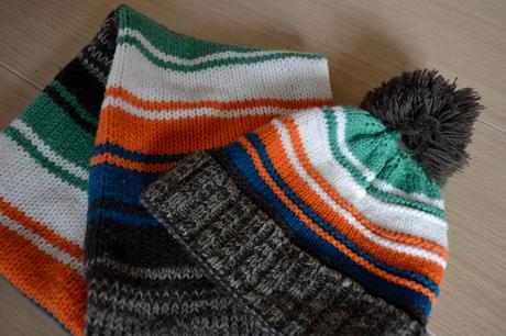 Čiapka so šálom 86/98 + gumáky, h&m,86