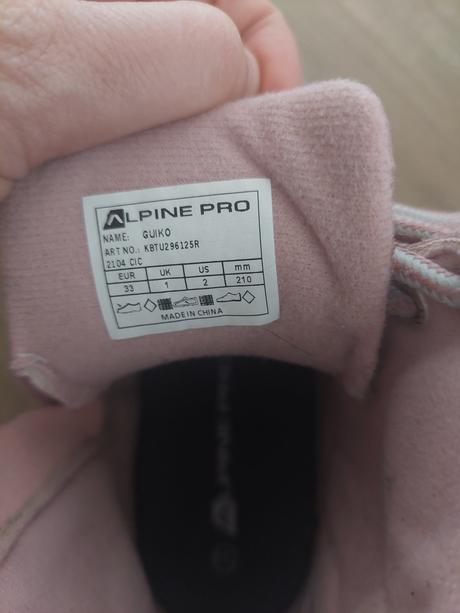Topánky, alpine pro,33