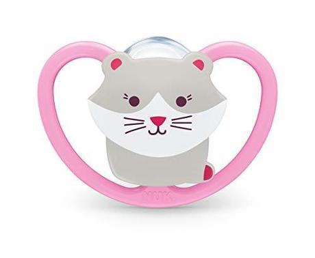 Nuk cumlík space girl silikónový 1ks, 18-36m, nuk