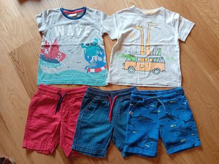 Balík letného oblečenia vel.98-104, 86–98