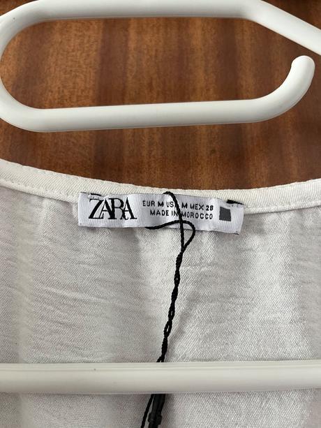 Ľahučké biele šaty, zara,m