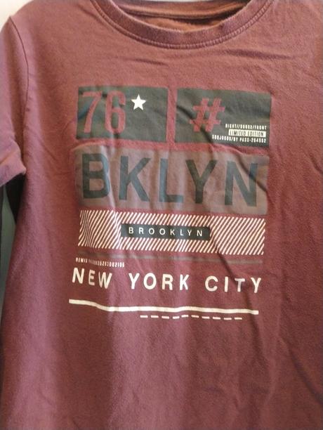 Dievčensky bordový top s motívom, alive, 146-152, alive,152