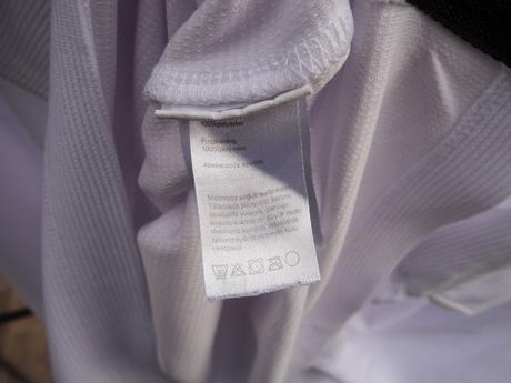 Biele vrúbkované tričko, columbia,l