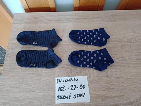 Dievčenské nízke ponožky zn.lupilu veľ.27-30, lupilu,27