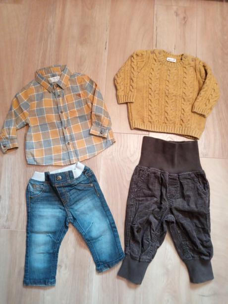 Kosela zara+pulover next+2xnohavice, 68–80