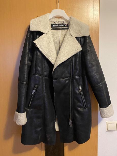 Kožusinková bunda zn.retro jeans, xs