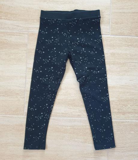 Legíny čierne s hviezdičkami next, next,116