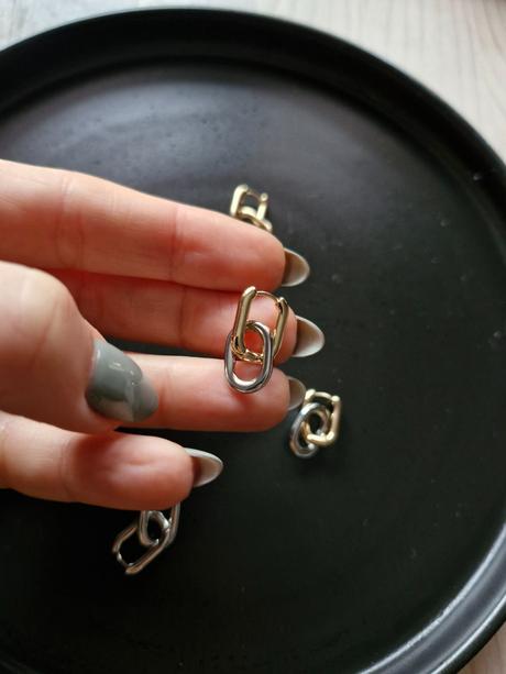 Dvojité náušnice,