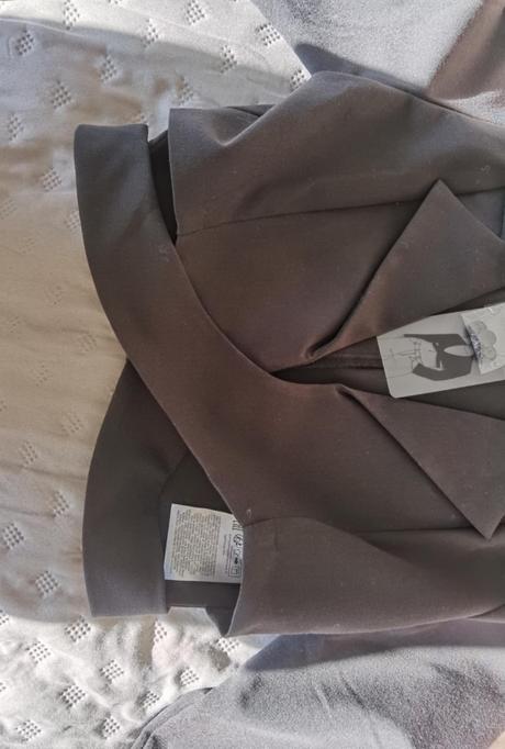 Crop top čierne sako, new yorker,xs