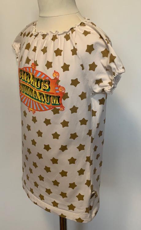 Pompdelux tričko s nápisom cirkus summarum, pompdelux,134