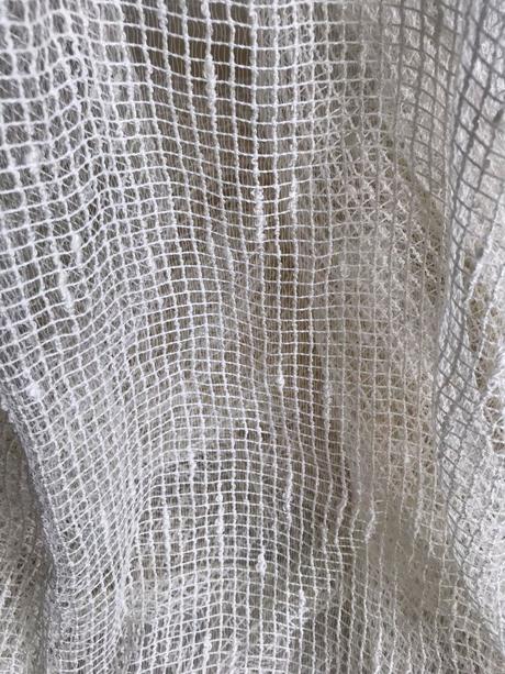 Luxusná perleťová uzlíková záclona, 