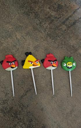 Ozdoba na tortu angry birds, 