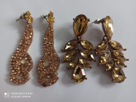 Medená zlaté nausnice, 