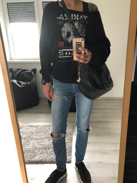 Mikina čierne dámska yakuza, l