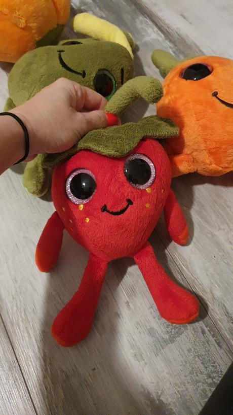 Plyšové hračky ovocie,