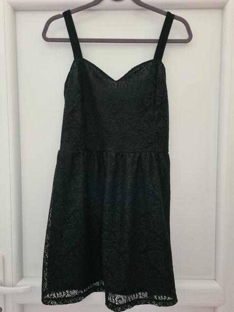 Terranova čierne krajkové šaty, terranova,s