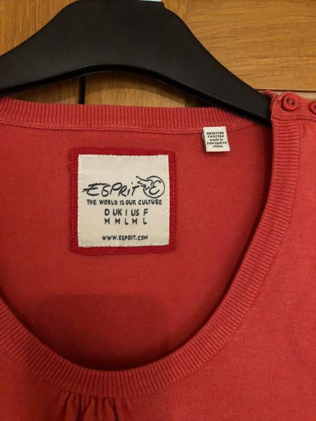 Lososový sveter m, esprit,m