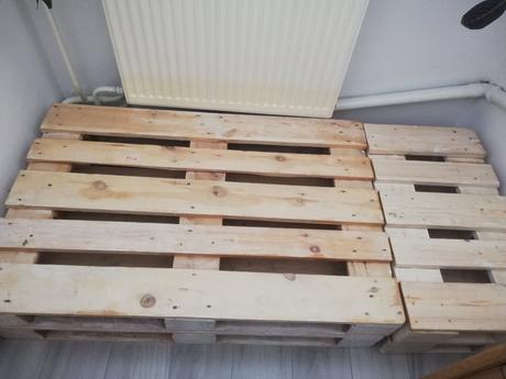 Posteľ z paliet 170cm, šírka (cm): 80,dĺžka (cm): 170