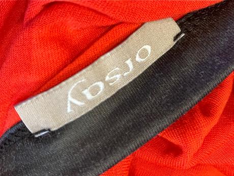 Dámske červené tričko s trojštvrťovým rukávom, orsay,s