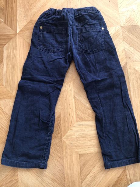 Menčestrové nohavice s reguľovateľným pásom, lupilu,110