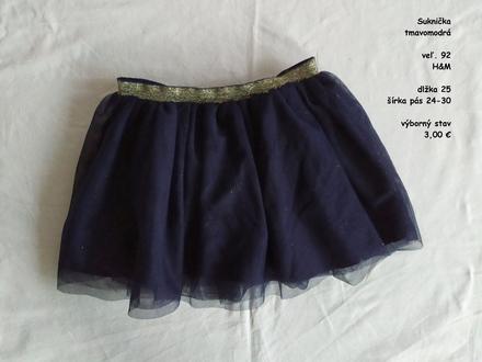 Tylová suknička, h&m,92