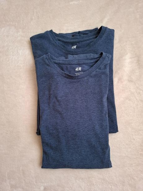 H&m pànske tričko 2kusi veľ.s, h&m,s