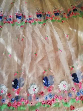 Detska zaclona zo zajacikom,