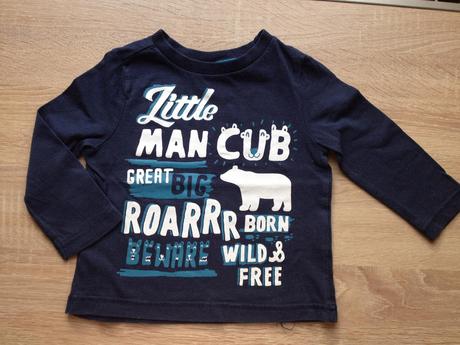 Štýlové tričko roaaar, f&f,80