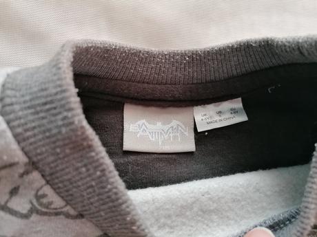 Tepláková mikina batman 3-4r, f&f,110