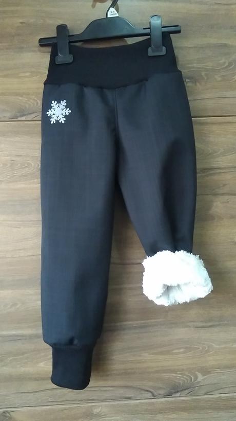 Zimné softshellky s barancekom, 62 - 152