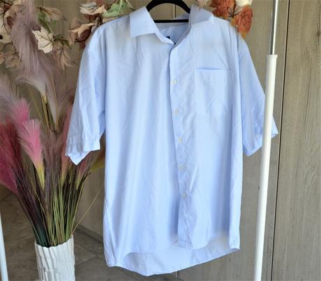 Bledomodrá košeľa century-xxl, xxl