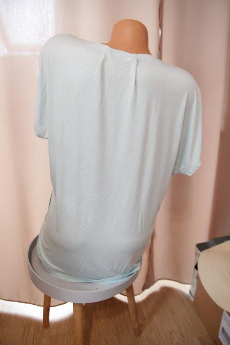 Vzorovaný mentolový top, xl, xl