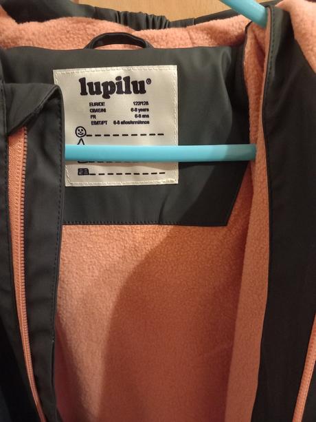 Dievčenská  bunda do dažďa, lupilu,122