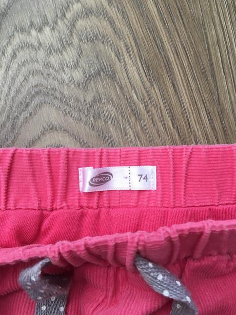 Menčestrové nohavice, pepco,74