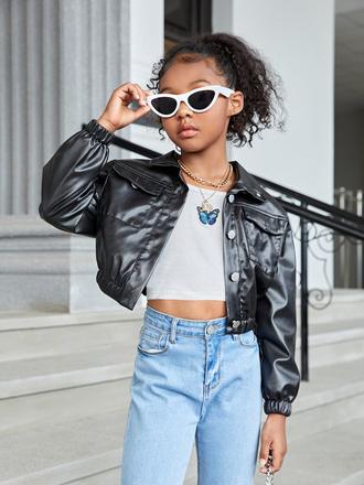 Koženková bunda poštovné zdarma, 128 / 134 / 140 / 146 / 152