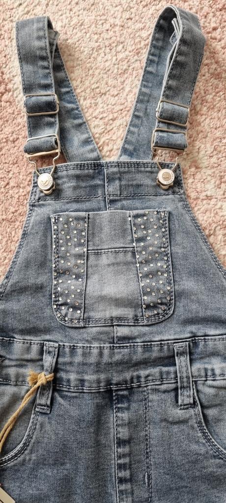 Džinsové kraťasy na traky, grace,116