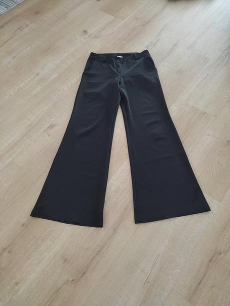 Módne široké nohavice, s