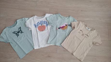 4x tricko hm, h&m,110